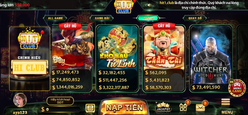 Game bài siêu hấp dẫn tại Hitclub