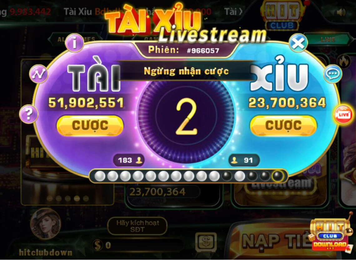 Tài xỉu Hitclub