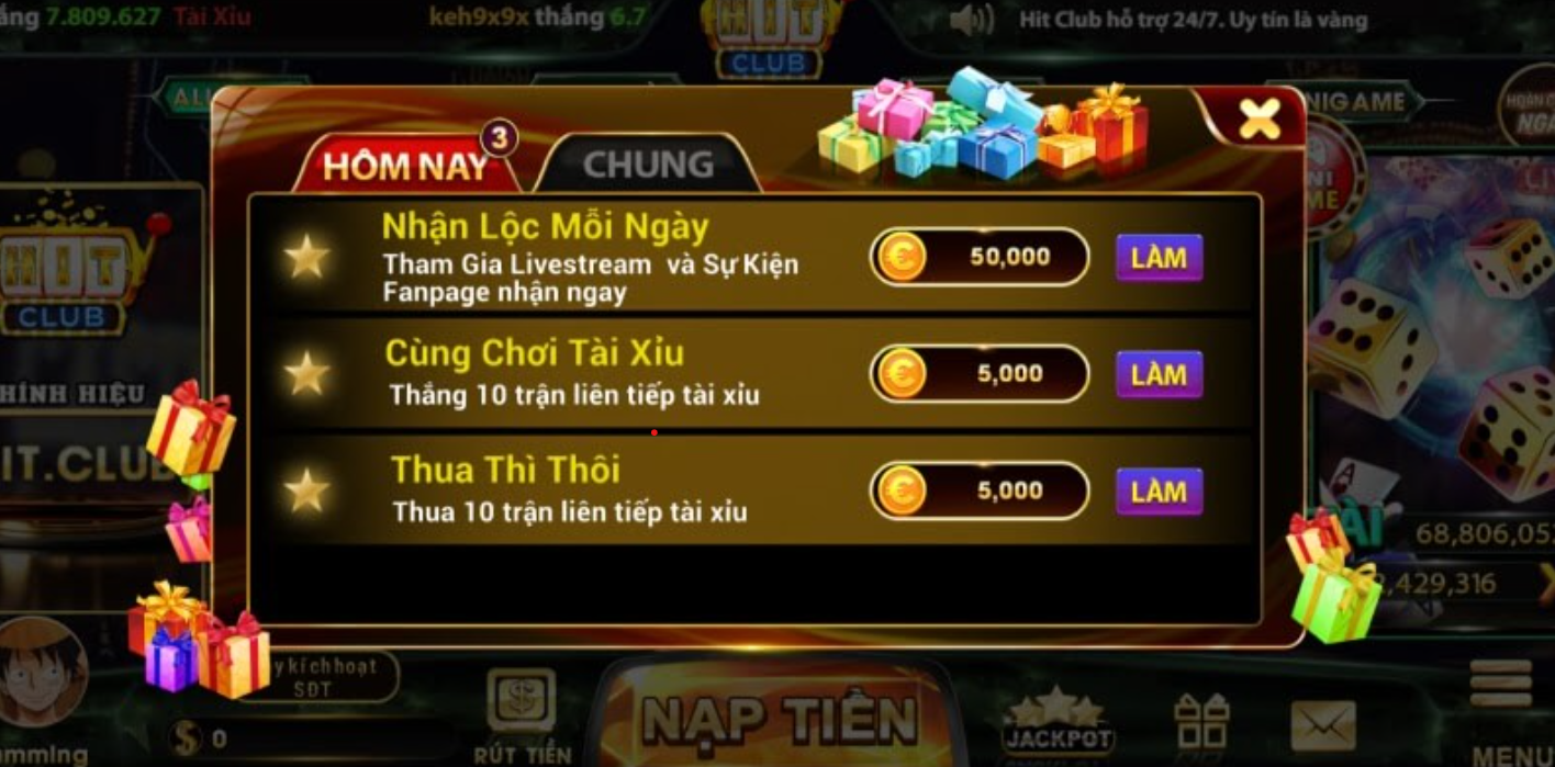 Game bài tại Hitclub có tỷ lệ đổi thưởng hấp dẫn