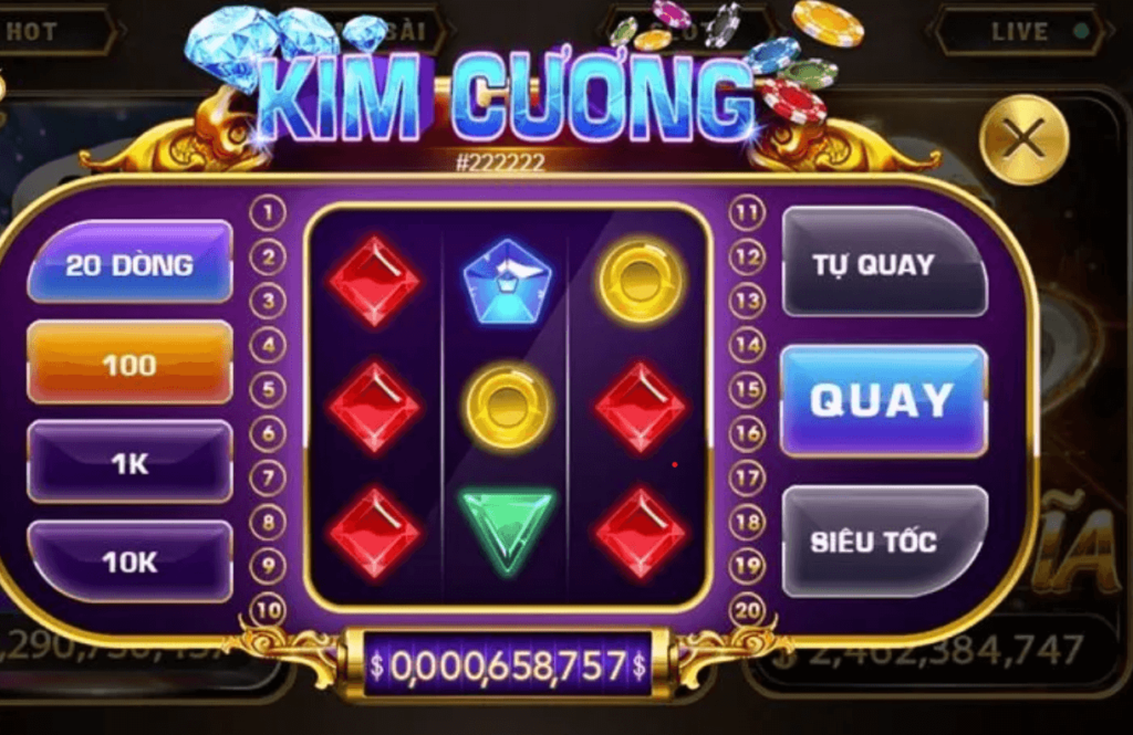 Mini Game Kim Cương là trò chơi vô cùng thú vị với giao diện rực rỡ, hấp dẫn người chơi ngay từ lần đầu trải nghiệm