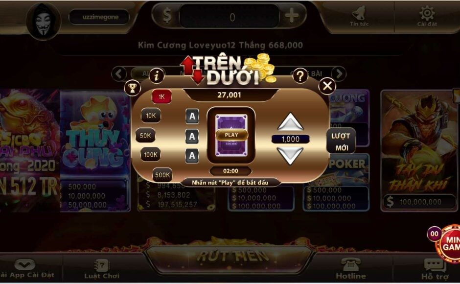 1. Giới thiệu về Mini Game Trên Dưới